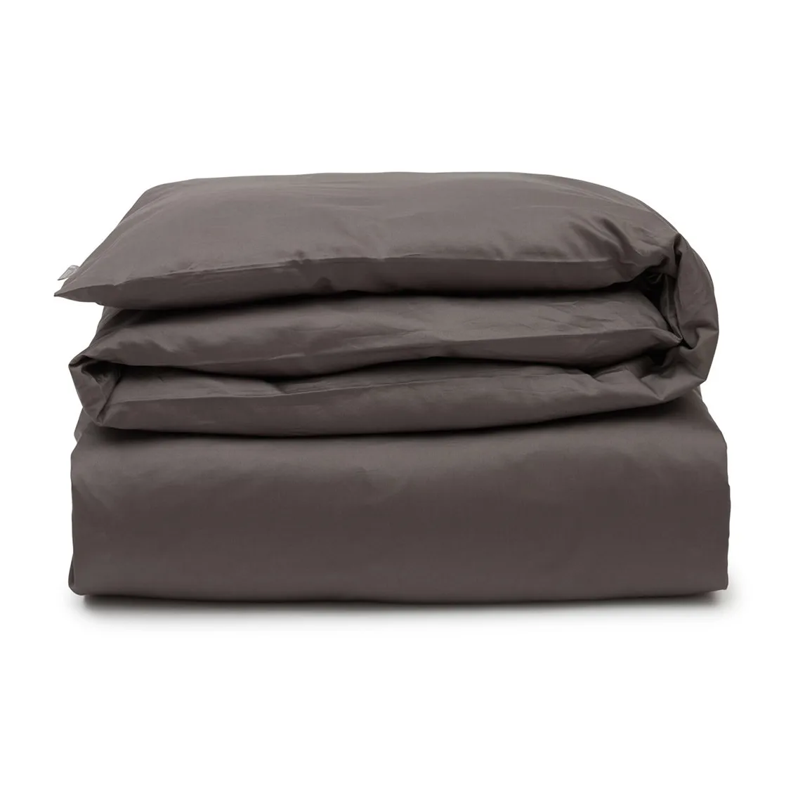 Housse de couette Hotel Cotton Sateen 150x210 cm, Charcoal grey Lexington