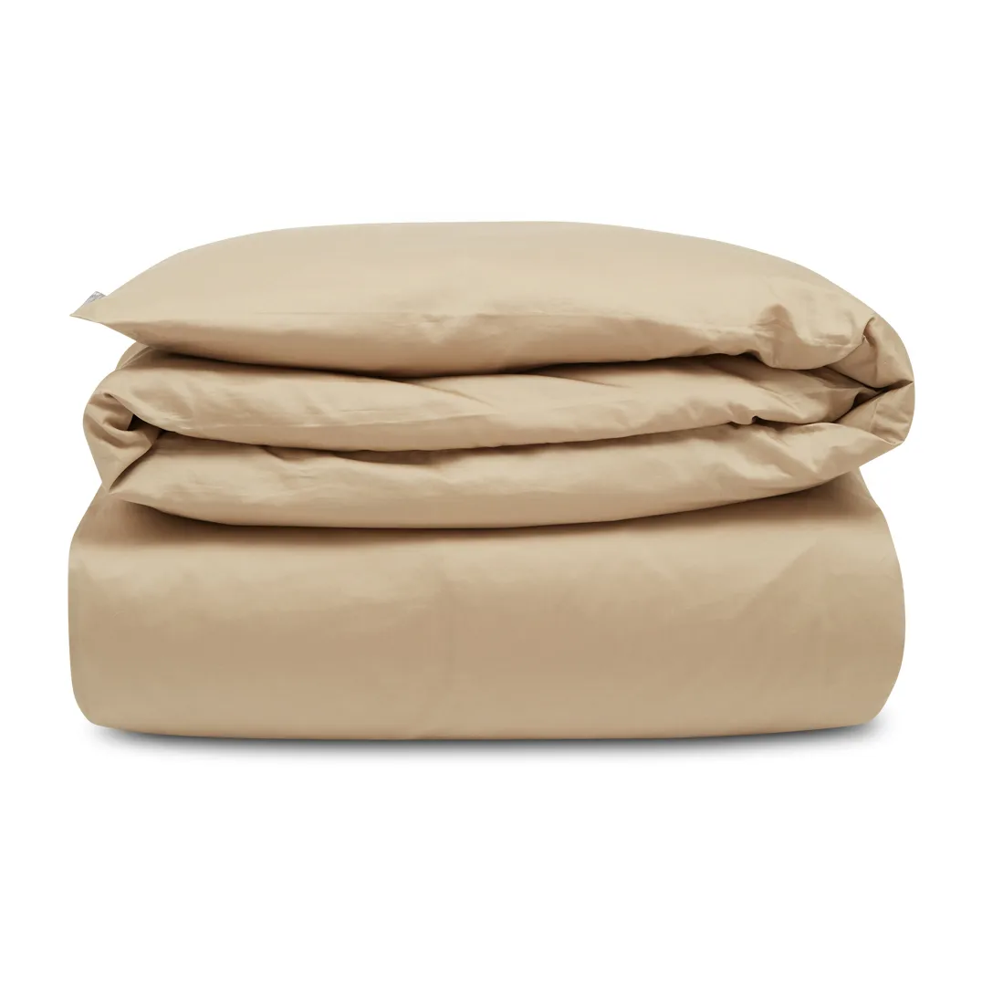 Housse de couette Hotel Cotton Sateen 220x220 cm, Beige clair Lexington
