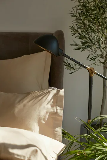Housse de couette Hotel Cotton Sateen 220x220 cm - Beige clair - Lexington