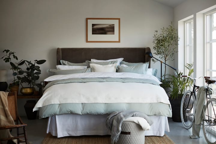 Housse de couette Hotel Cotton Sateen 220x220 cm, Sage green Lexington