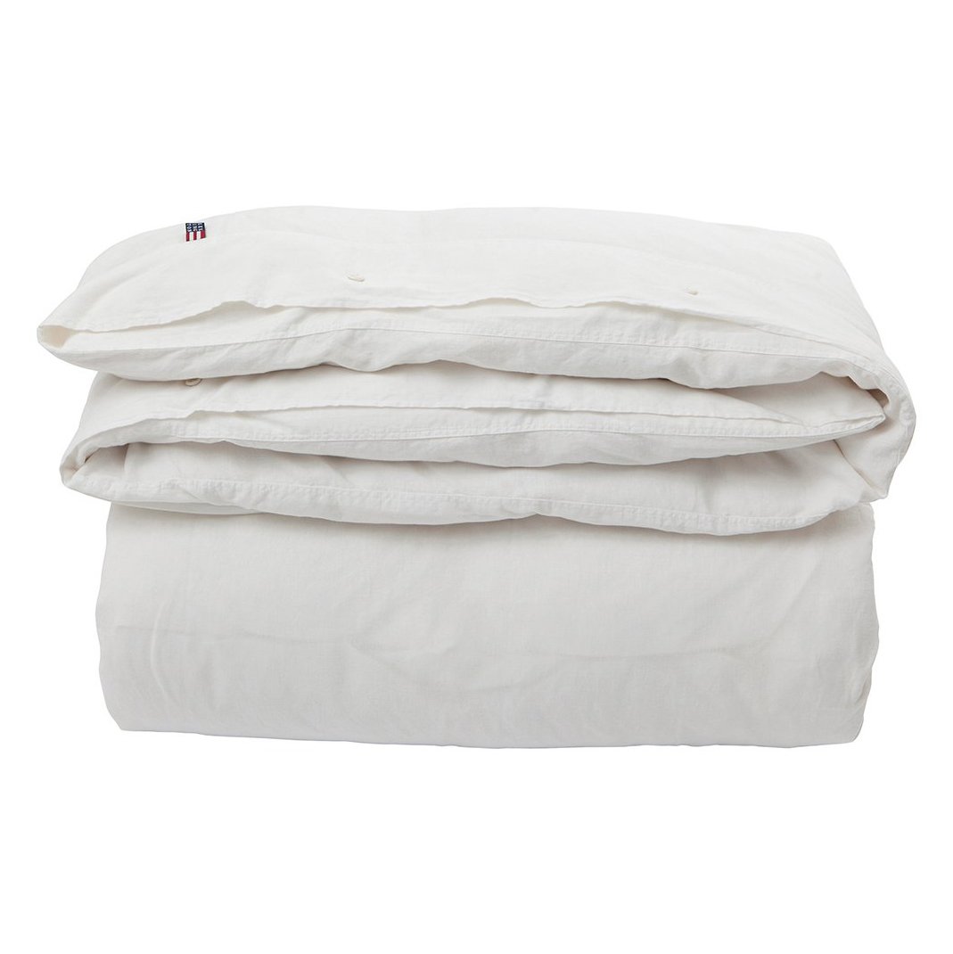 Lexington Housse de couette Icons Poplin 150x210 cm White