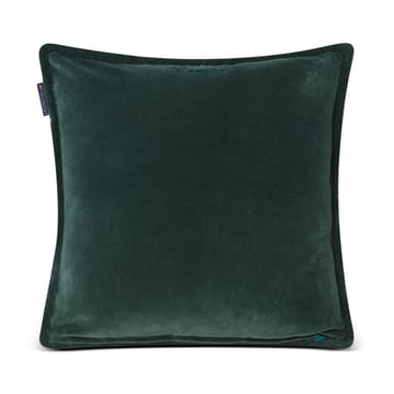 Housse de coussin avec rebord Velvet 50x50 cm - Vert - Lexington
