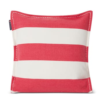 Housse de coussin Block Stripe Printed 50x50 cm - Rose-blanc - Lexington