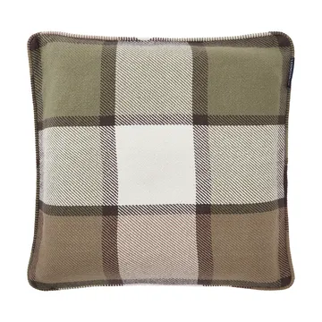 Housse de coussin Checked heavy twill 50x50 cm - Olive - Lexington
