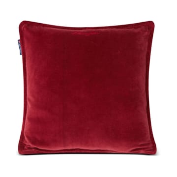 Housse de coussin Checked quiltée lin/coton 50x50 cm - Green-red-beige - Lexington