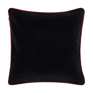 Housse de coussin Heart en velours de coton biologique - Black-multi, 50x50 cm - Lexington