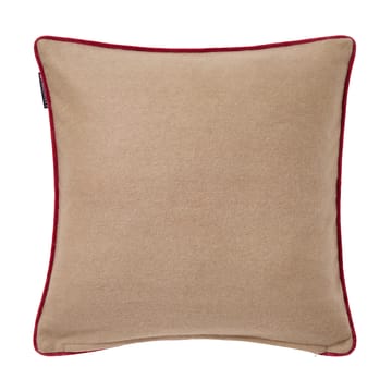 Housse de coussin Holiday House mélange laine 50x50 cm - Beige-multi - Lexington