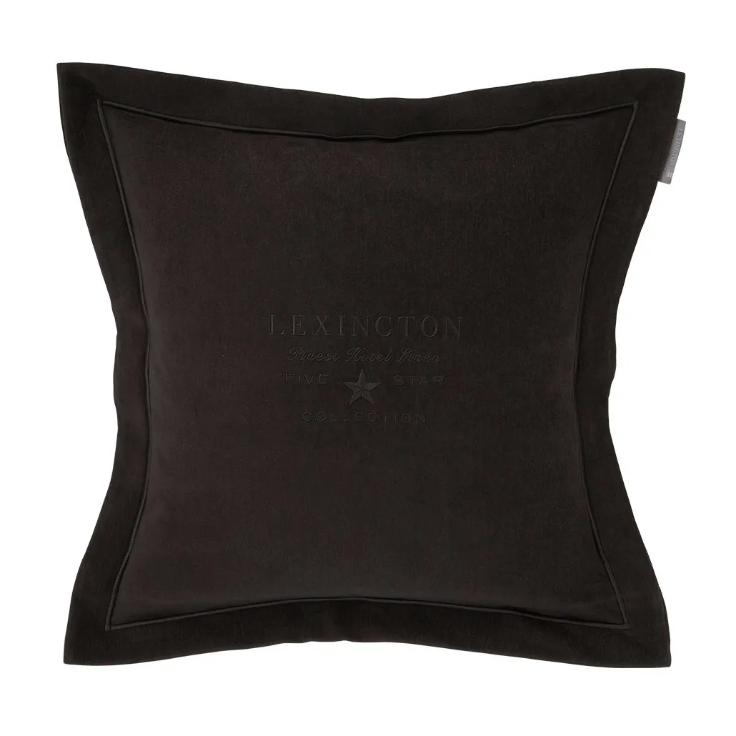 Housse de coussin Hotel Velvet 50x50 cm, Gris foncé Lexington