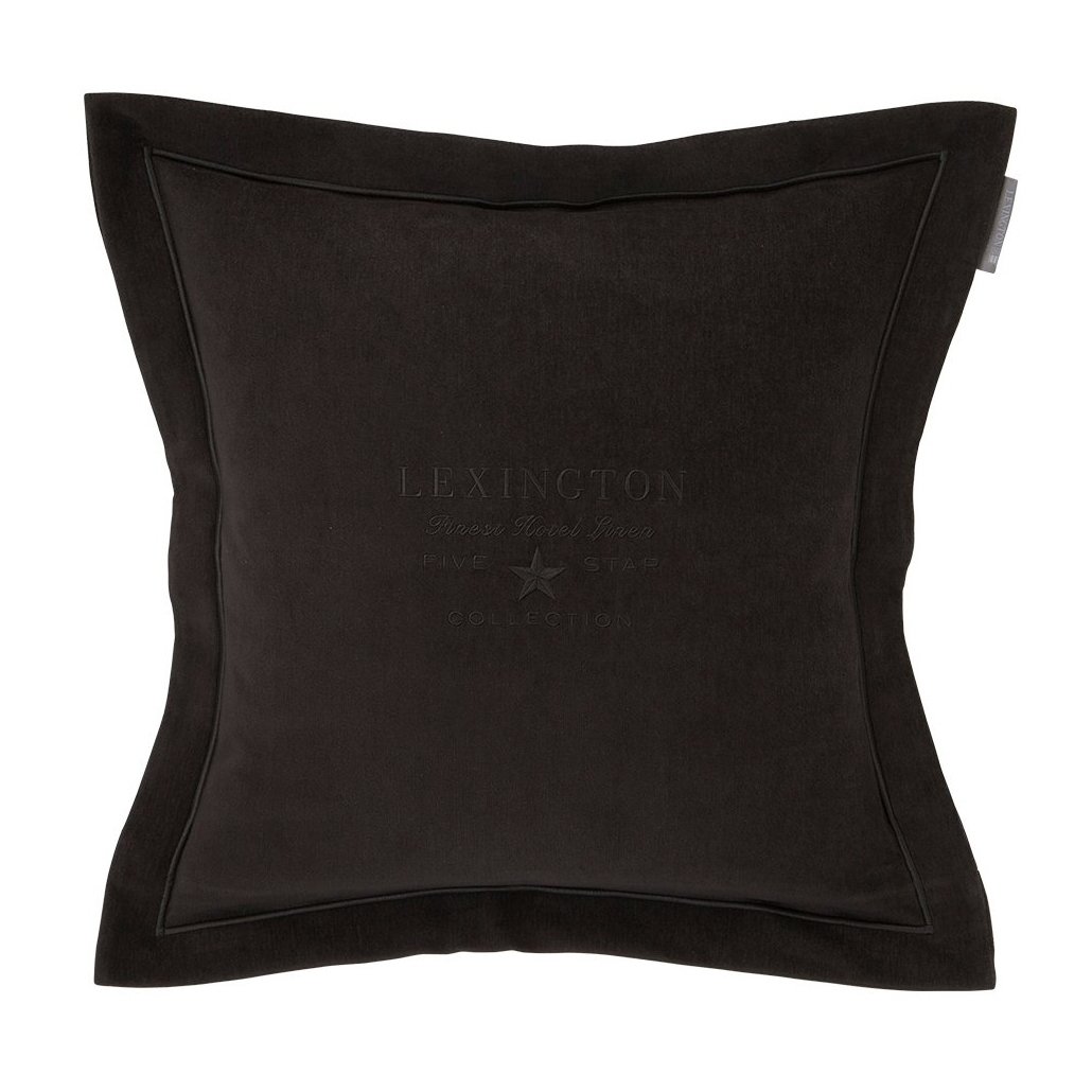 Lexington Housse de coussin Hotel Velvet 50x50 cm Gris foncé