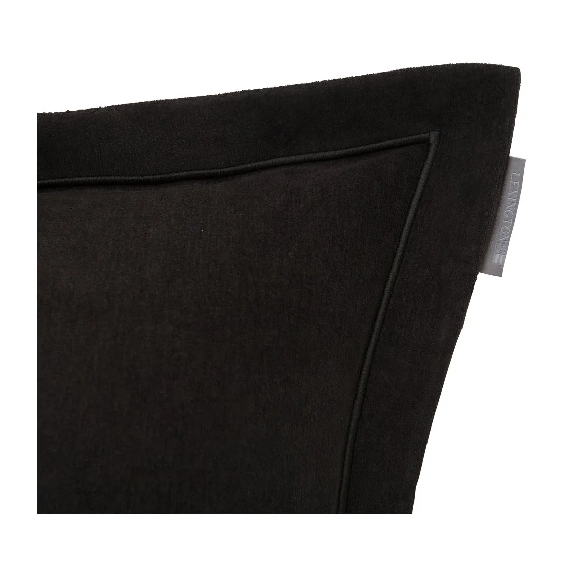 Housse de coussin Hotel Velvet 50x50 cm, Gris foncé Lexington