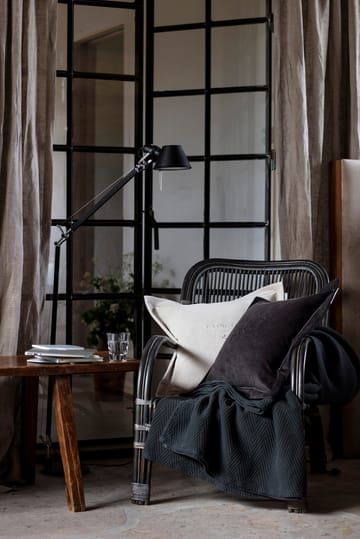 Housse de coussin Hotel Velvet 50x50 cm - Gris foncé - Lexington