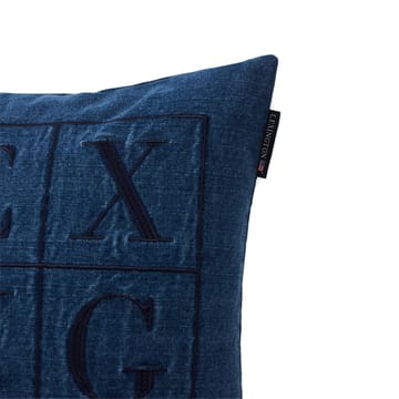 Housse de coussin Icons Denim Logo 50x50 cm - Denim blue - Lexington