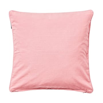 Housse de coussin Logo Organic Cotton Canvas 50x50 cm - Pink - Lexington