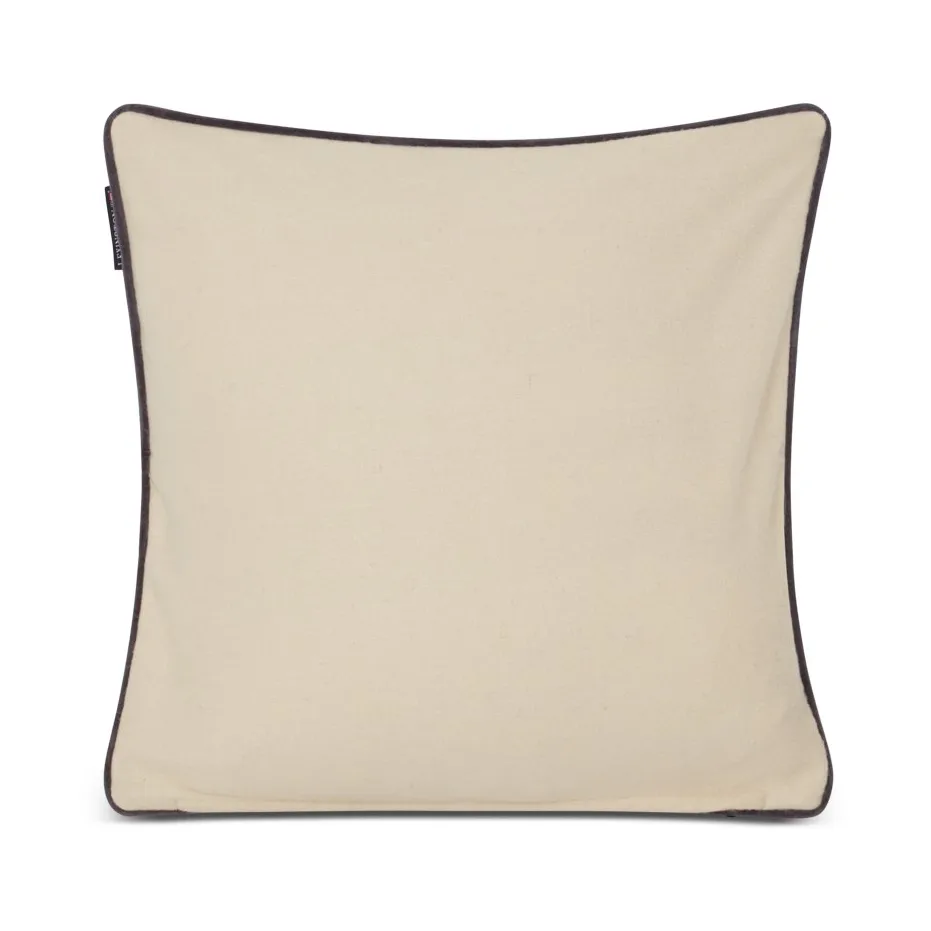 Housse de coussin Merry Christmas Wool Mix 50x50 cm, White-green-beige Lexington
