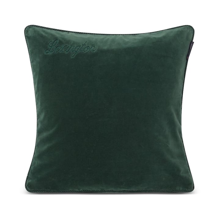 Housse de coussin Organic Cotton Velvet 50x50 cm - Green - Lexington