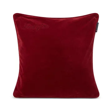 Housse de coussin Organic Cotton Velvet 50x50 cm - Red - Lexington