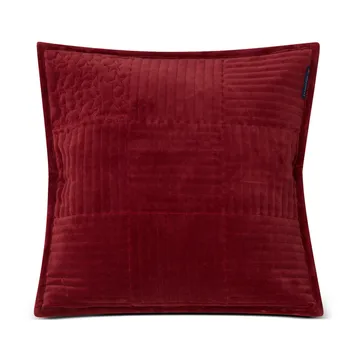 Housse de coussin Quilted Velvet Star 50x50 cm - Rouge - Lexington