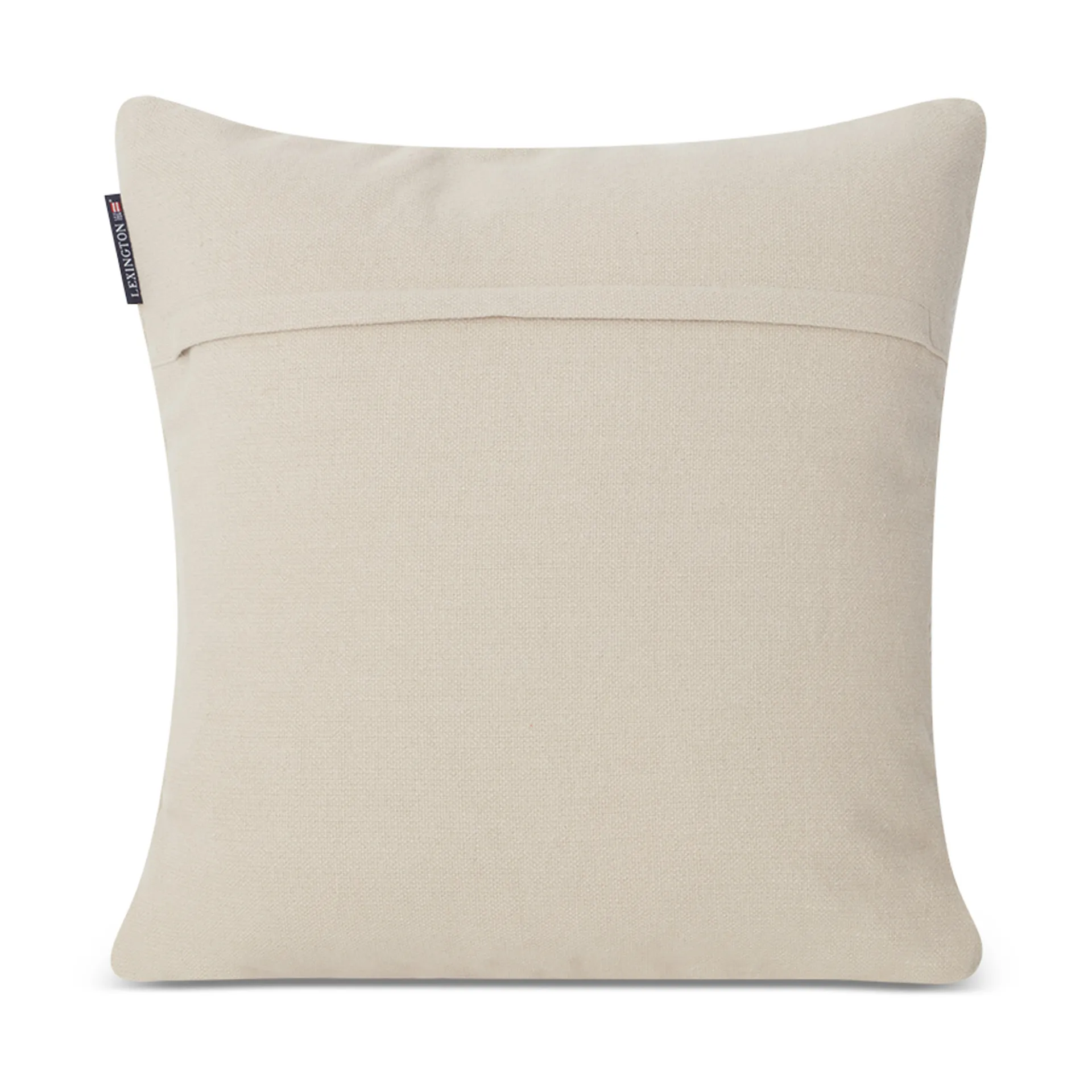 Housse de coussin Rope Deco Canvas 50x50 cm, Beige clair-blanc Lexington