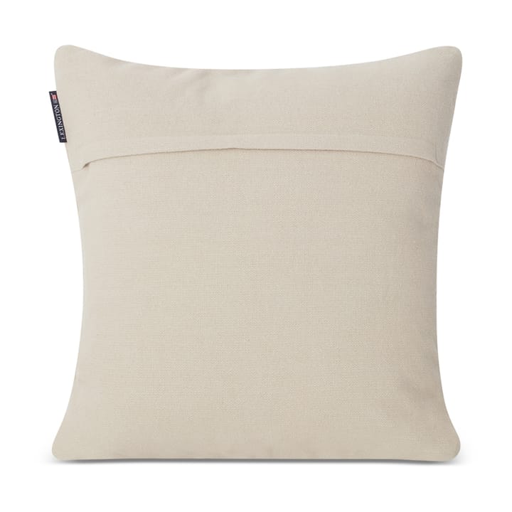 Housse de coussin Rope Deco Canvas 50x50 cm, Beige clair-blanc Lexington