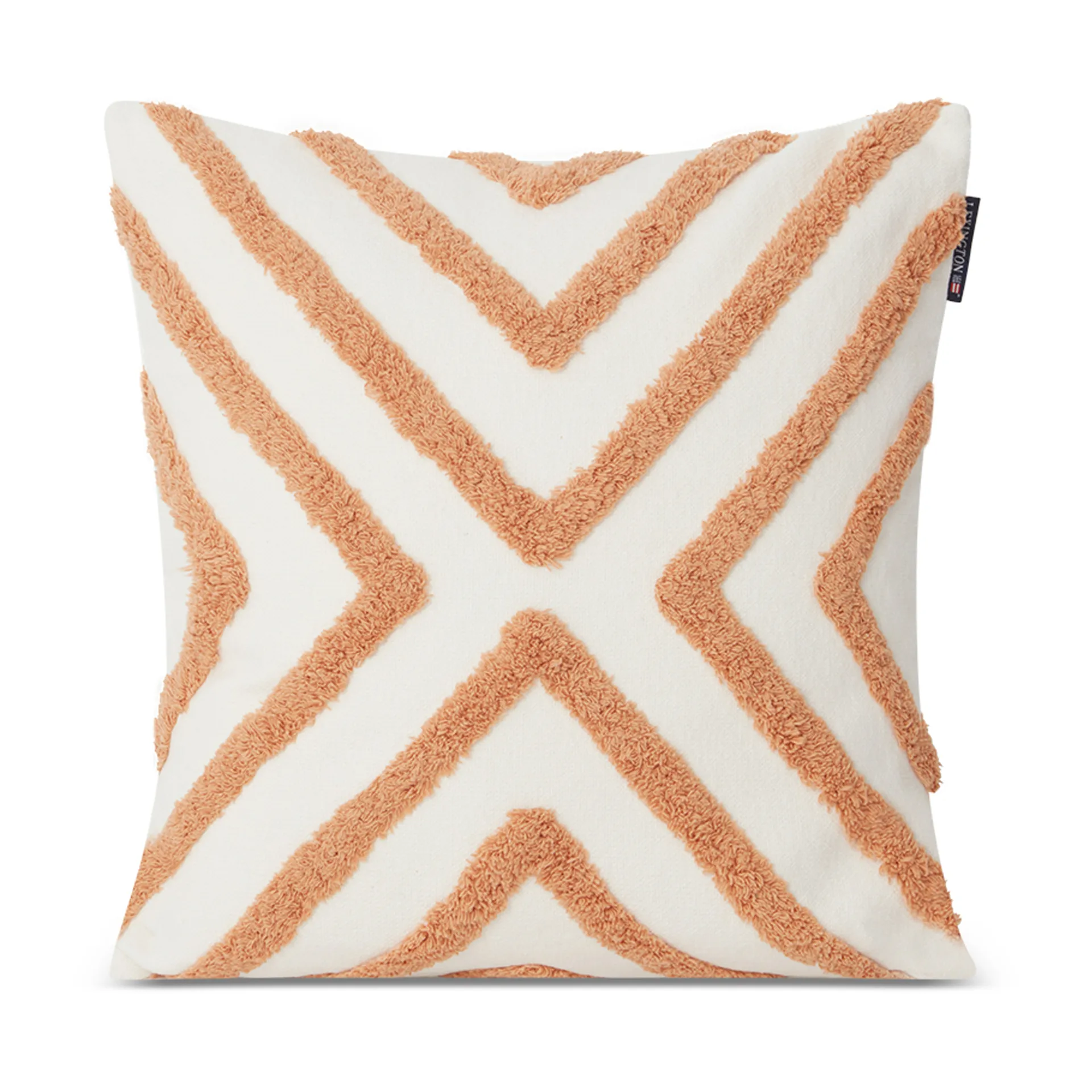 Housse de coussin Rug Graphic Canvas 50x50 cm, Blanc-beige Lexington