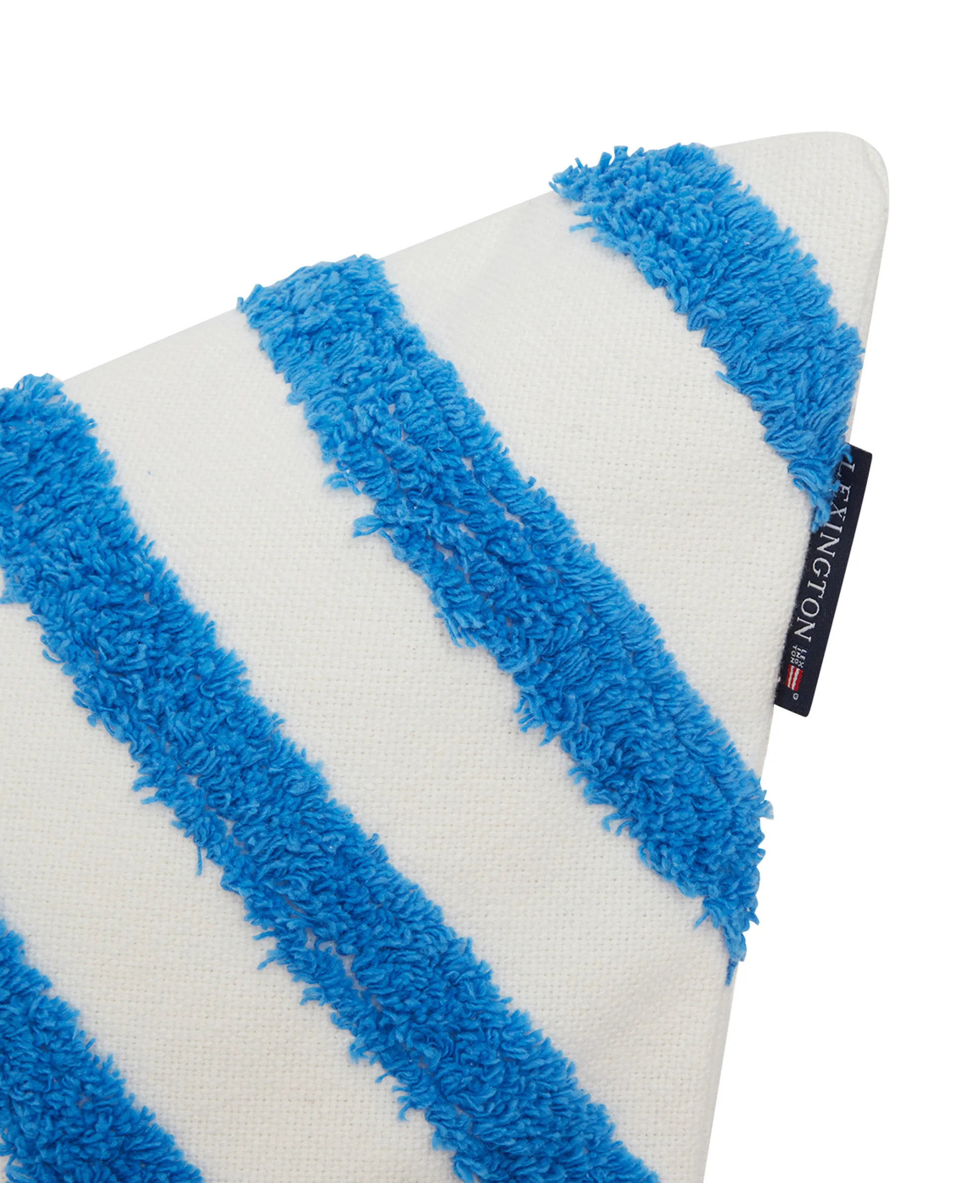 Housse de coussin Rug Graphic Canvas 50x50 cm, Bleu-blanc Lexington