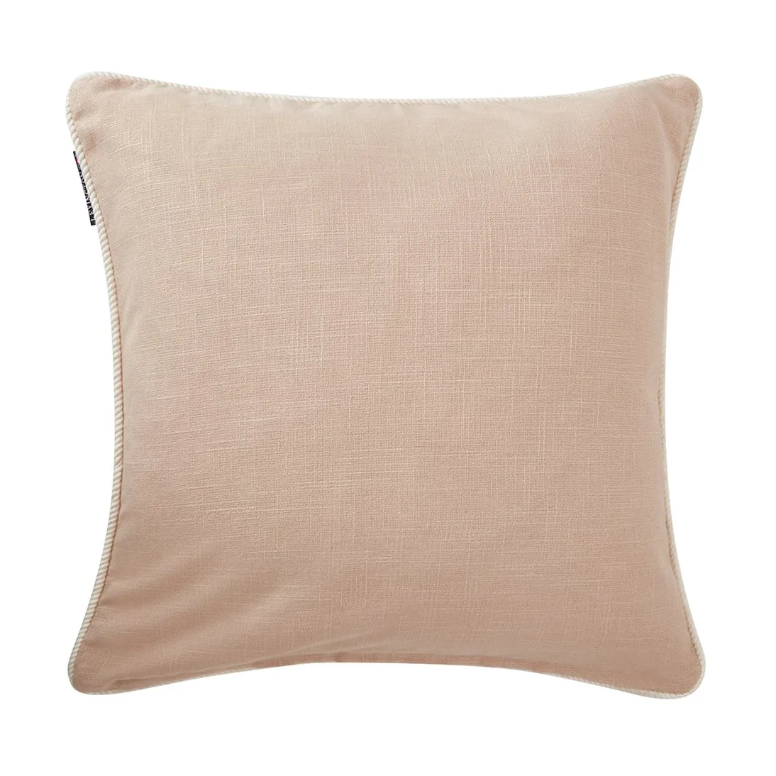 Housse de coussin Sea Embroidered Recycled Cotton 50x50cm, Light Beige Lexington