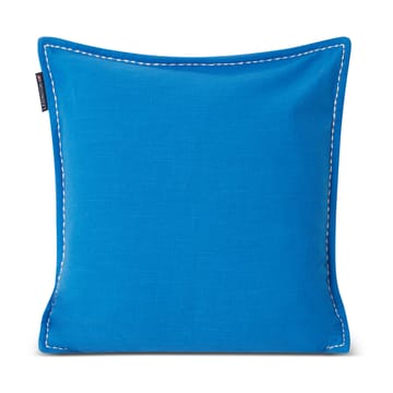Housse de coussin Sea Sand Salt Logo Embroidered 50x50 cm - Bleu-blanc - Lexington