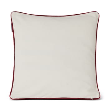 Housse de coussin Seasons Greetings Cotton 50x50 cm - Blanc cassé-rouge - Lexington