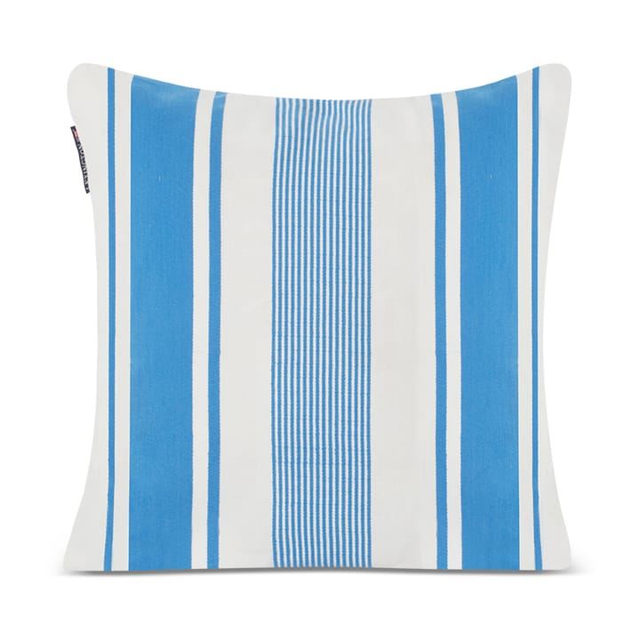 Housse de coussin Striped Sea Salt Sun 50x50 cm, Bleu-blanc Lexington