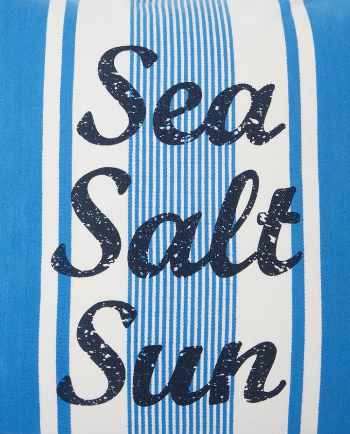 Housse de coussin Striped Sea Salt Sun 50x50 cm, Bleu-blanc Lexington