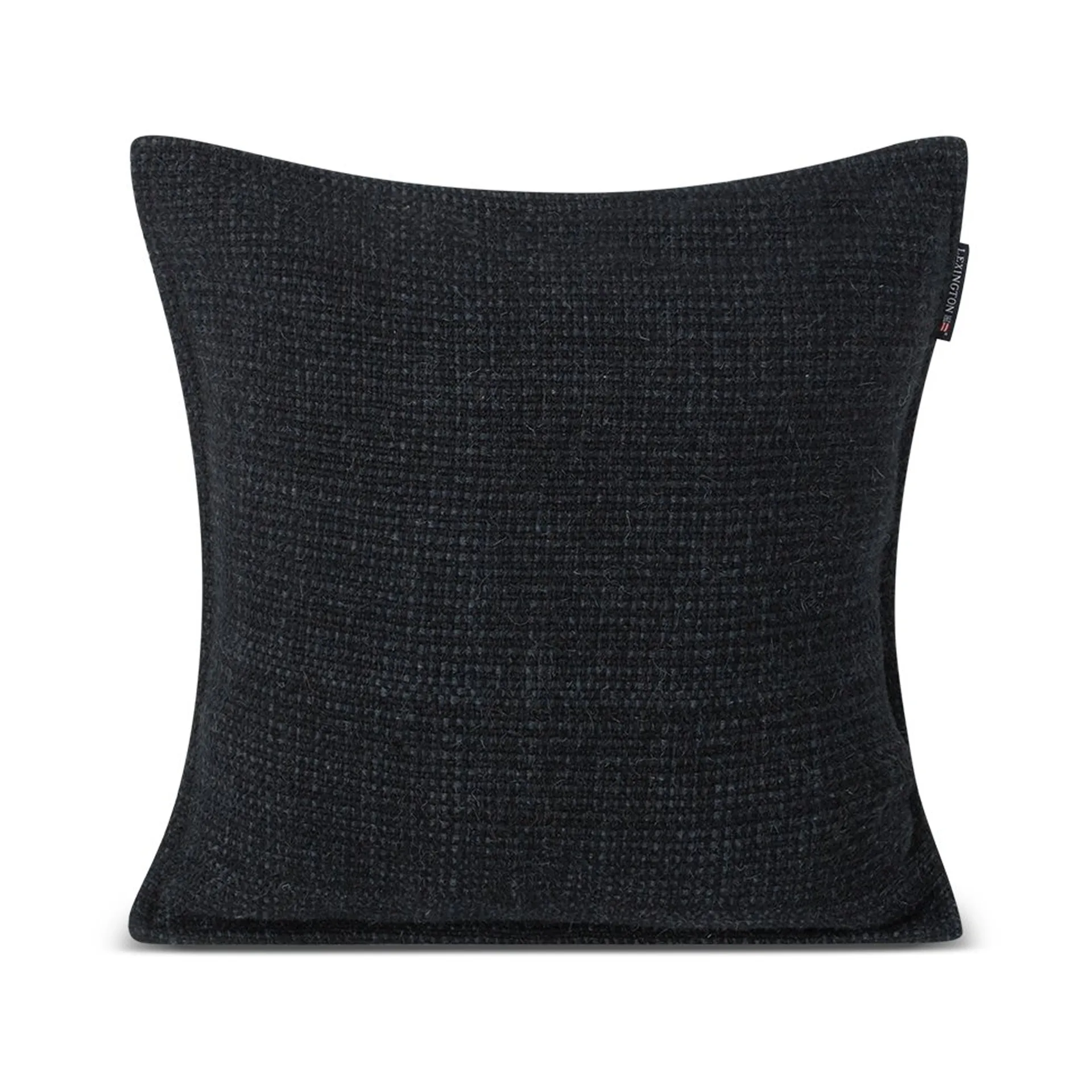 Housse de coussin Structured Wool Cotton mix 50x50 cm, Dark gray Lexington