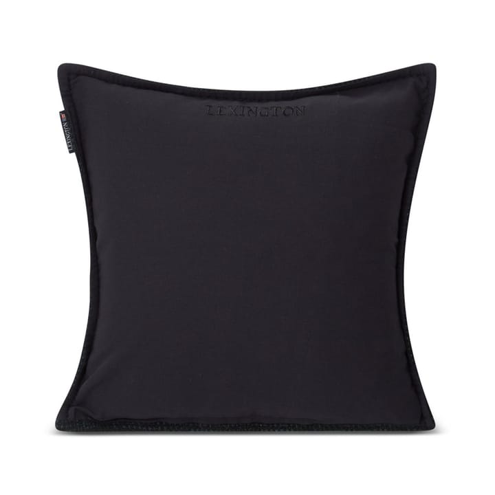 Housse de coussin Structured Wool Cotton mix 50x50 cm, Dark gray Lexington