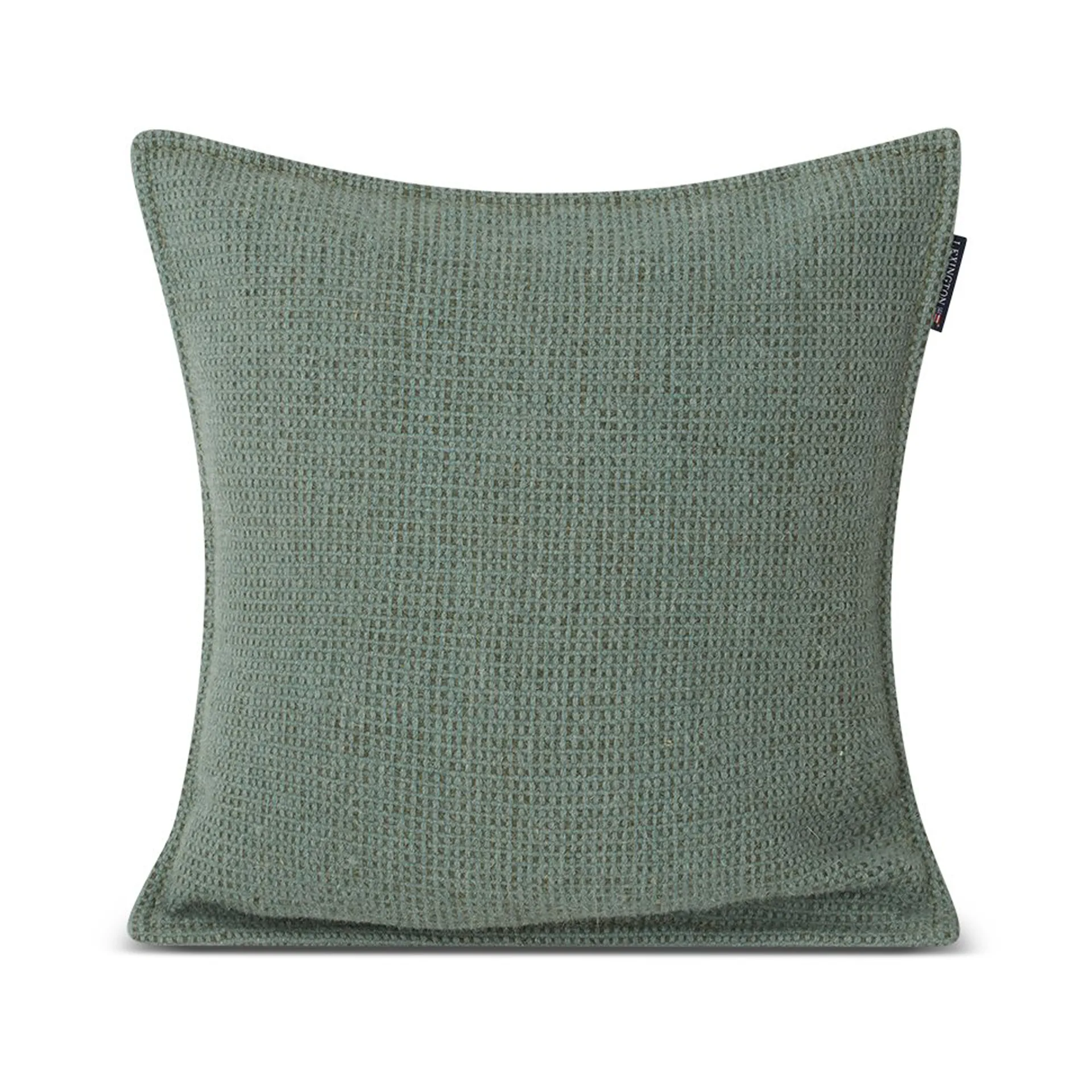 Housse de coussin Structured Wool Cotton mix 50x50 cm, Green Lexington