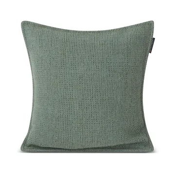 Housse de coussin Structured Wool Cotton mix 50x50 cm - Green - Lexington