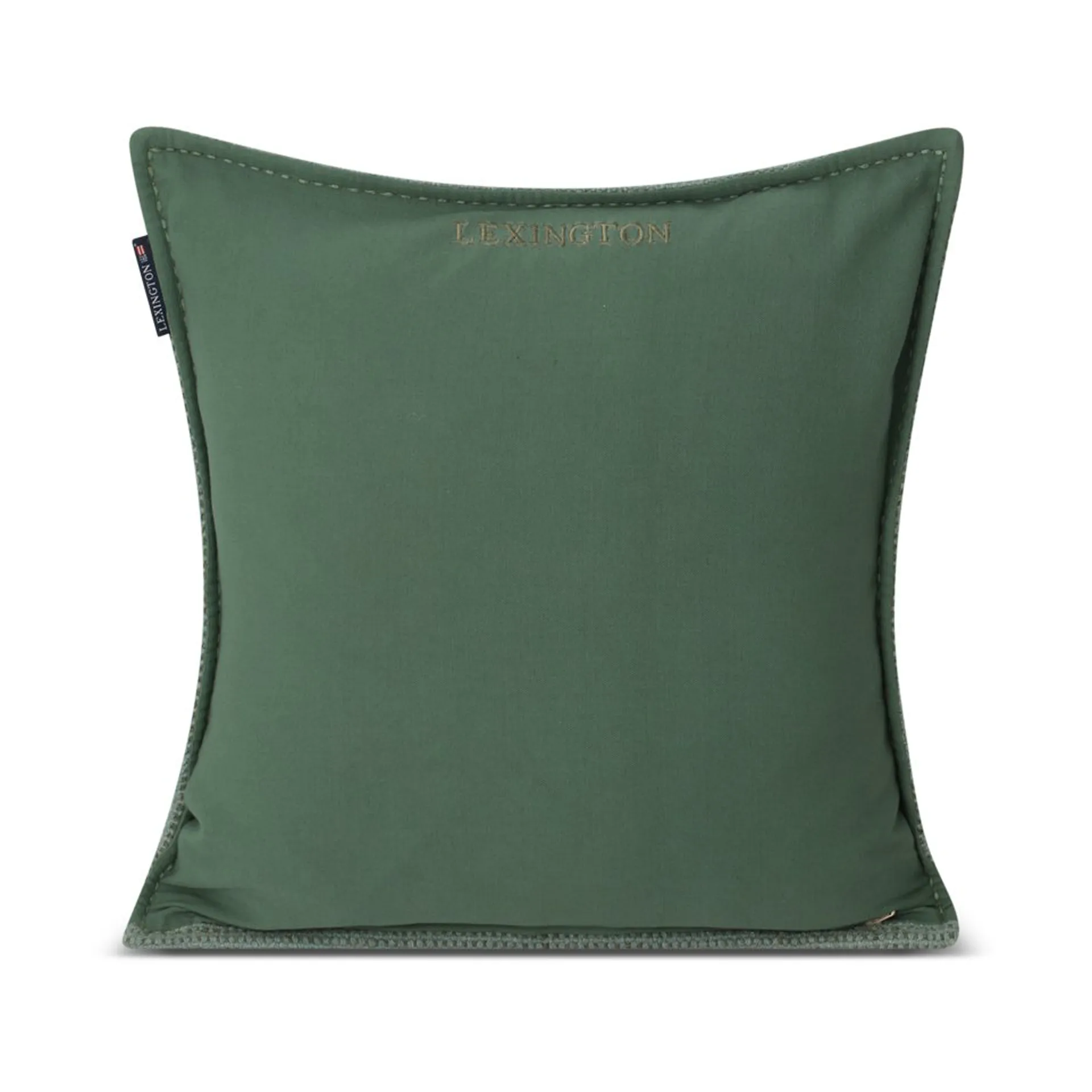 Housse de coussin Structured Wool Cotton mix 50x50 cm, Green Lexington