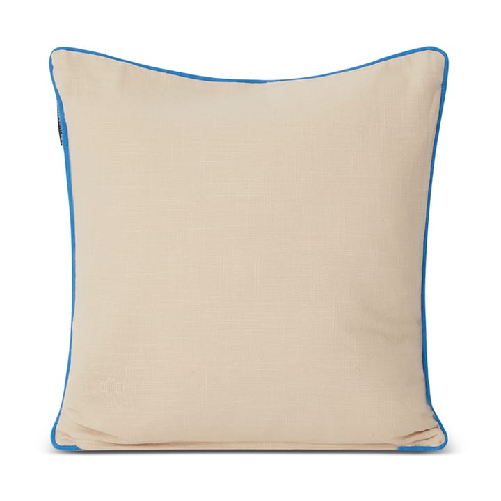 Housse de coussin Sunday Funday Printed 50x50 cm, Beige-bleu-rose Lexington