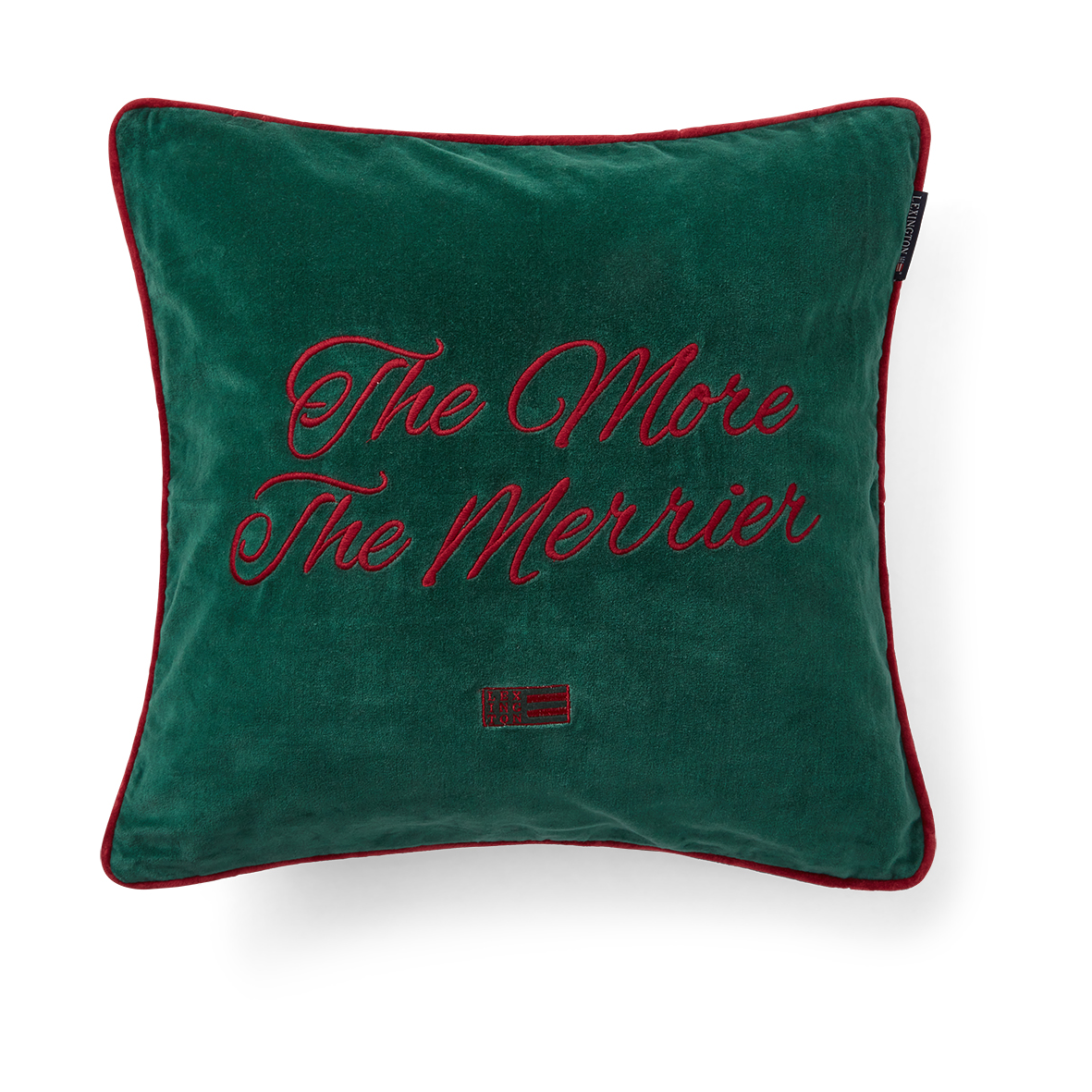 Lexington Housse de coussin The merrier velvet 50x50 cm Vert