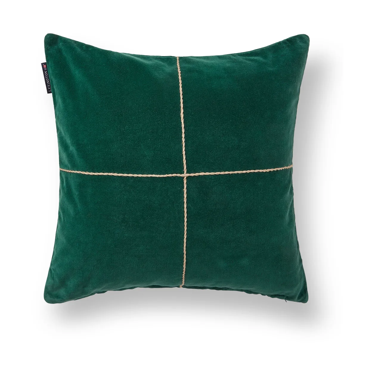 Housse de coussin Wrapped velvet 50x50 cm, Vert Lexington