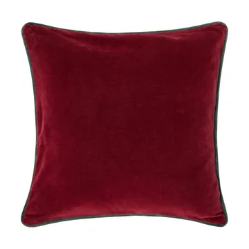 Housse de coussin Wreath coton écologique velours 50x50 cm - Red-green-yellow, 50x50 cm - Lexington