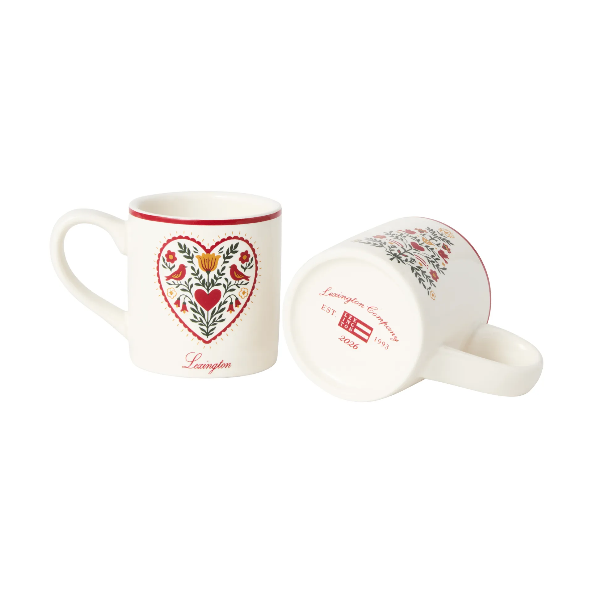 Mini mug Christmas Tree, Multi, 5,5x6 cm, 2-pack Lexington