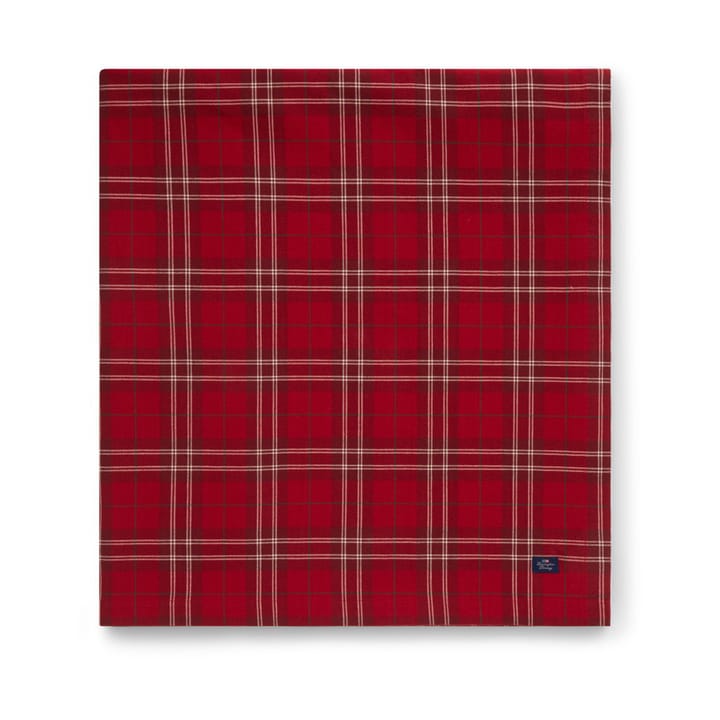 Nappe Checked Organic Cotton Oxford 150x350 cm, Red-beige-green Lexington
