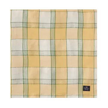 Nappe Easter Linen/Cotton 150x250 cm - Yellow-green - Lexington