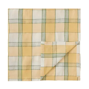 Nappe Easter Linen/Cotton 150x250 cm - Yellow-green - Lexington