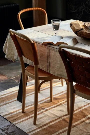 Nappe Easter Linen/Cotton 150x250 cm - Yellow-green - Lexington