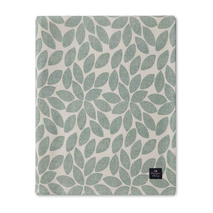 Nappe Printed Leaves 150x250 cm, Vert Lexington