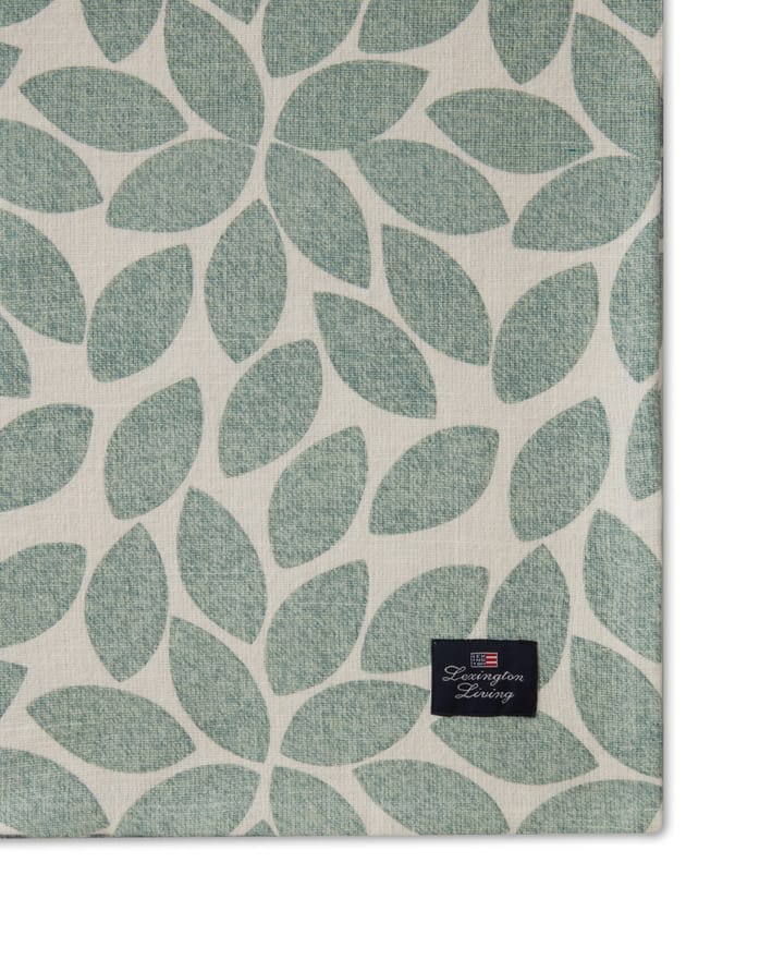 Nappe Printed Leaves 150x250 cm, Vert Lexington
