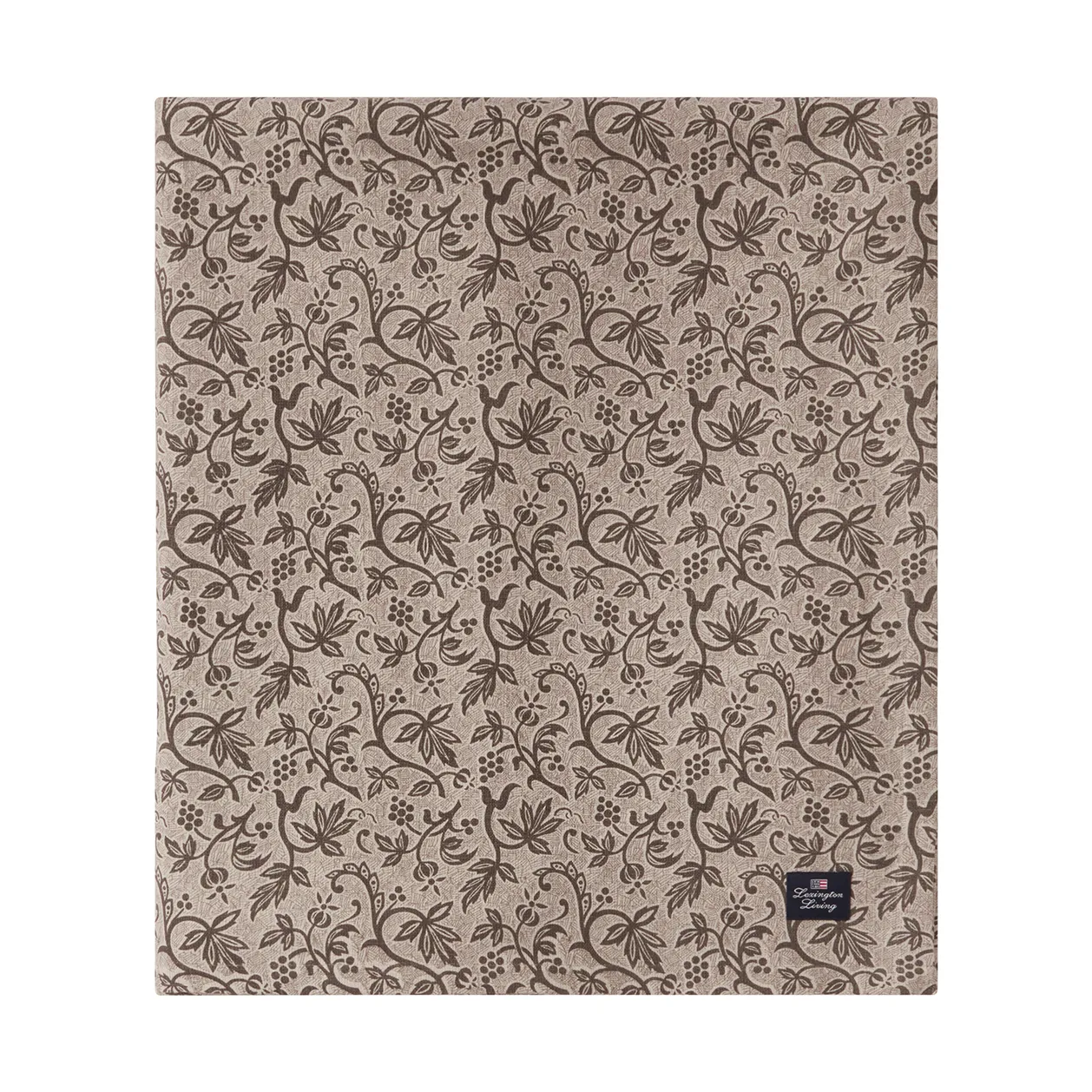 Nappe Printed Recycled Cotton 180x180 cm, Light beige Lexington