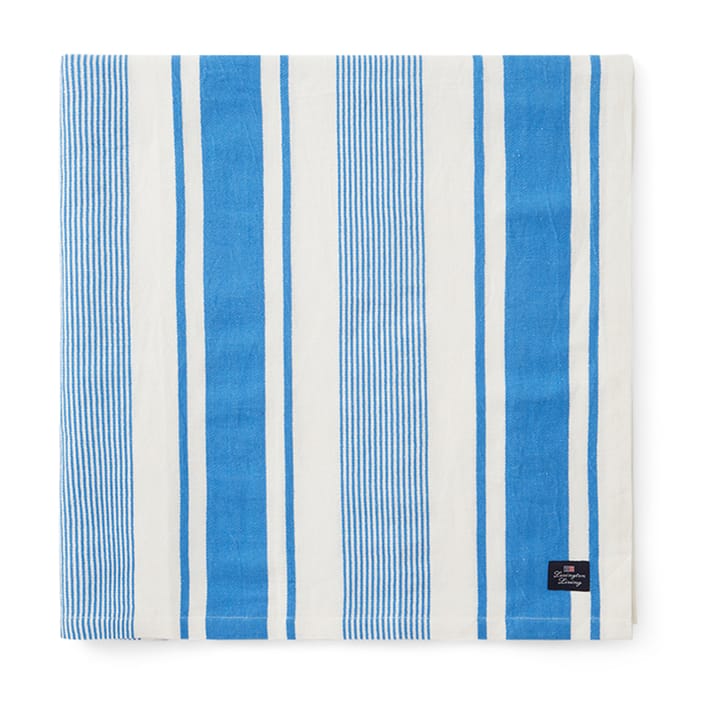 Nappe Striped Linen Cotton 150x250 cm - Bleu-blanc - Lexington