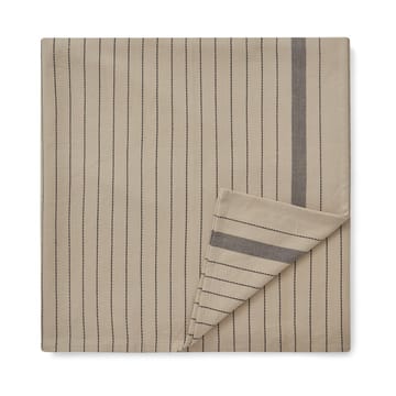 Nappe Striped Organic Cotton 150x250 cm - Dark gray-beige - Lexington