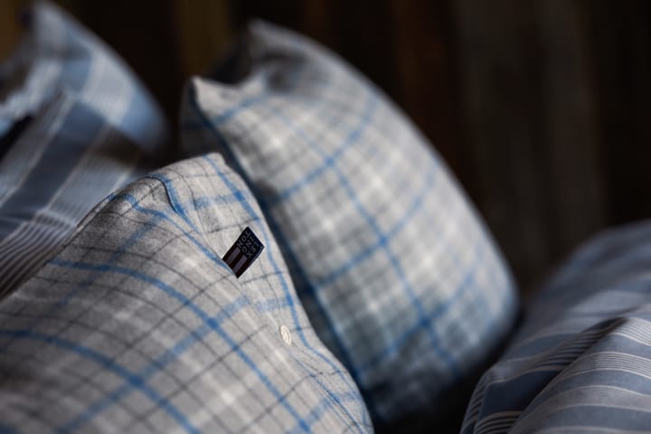 Oreiller Checked Cotton Flannel 50x60 cm, Gray-blue Lexington